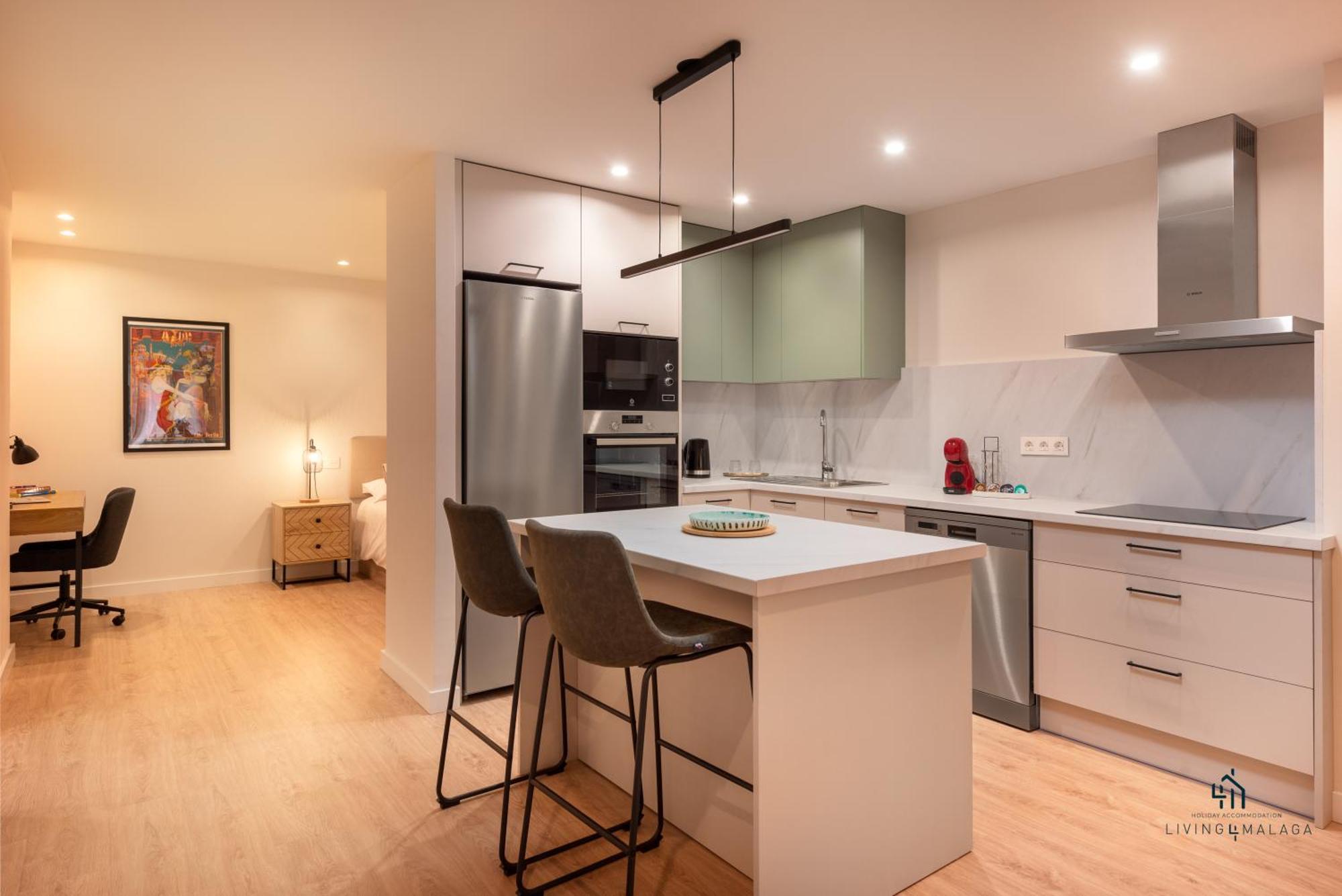 Appartamento Living4Malaga Pedregalejo Loft Esterno foto